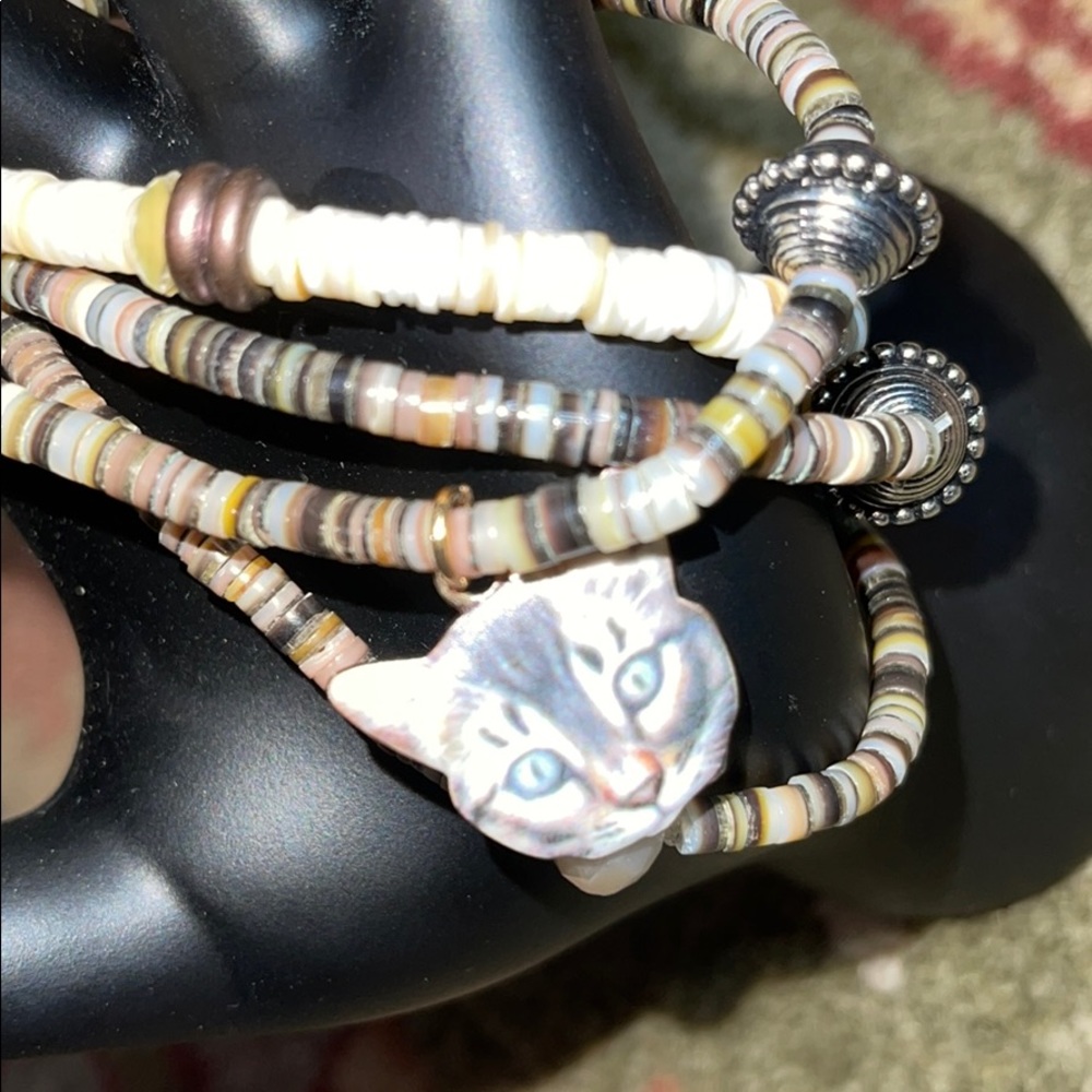 Meow 🐈‍⬛ African beads stack - Picture 2 of 2